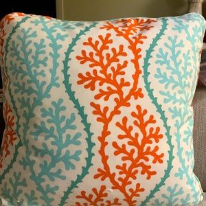 Outdoor pillow cover.